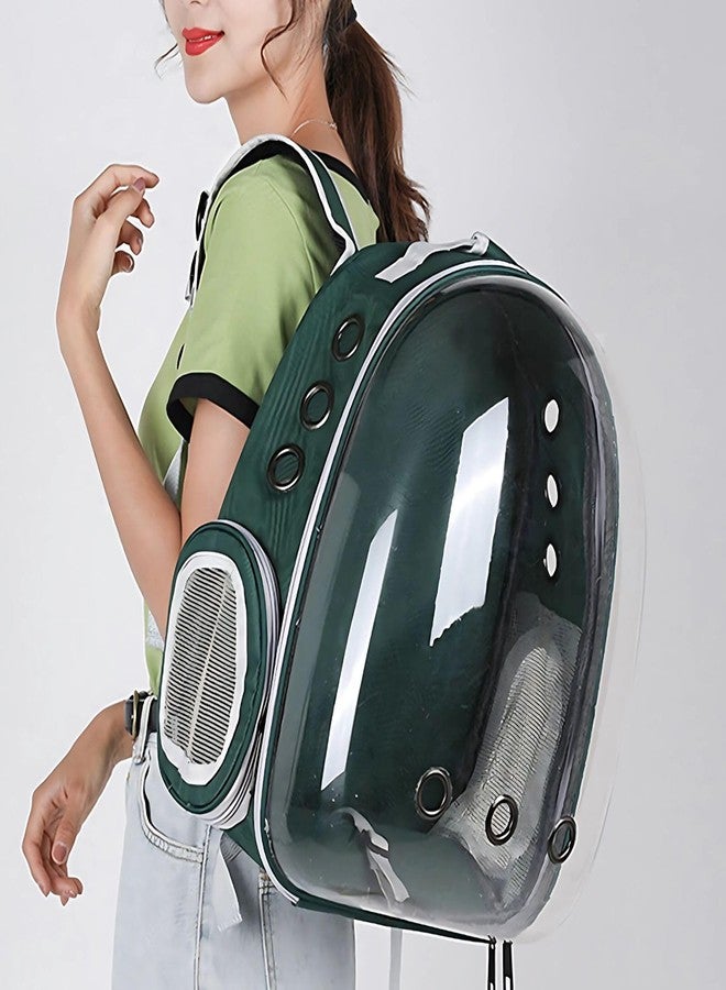 VAYINATO® Transparent Portable Pet Backpack Travel Carrier, Convenient Travel for Small Dog and Cat | Waterproof, Comfortable and Breathable by Petzlifeworld (Green) - Image 3